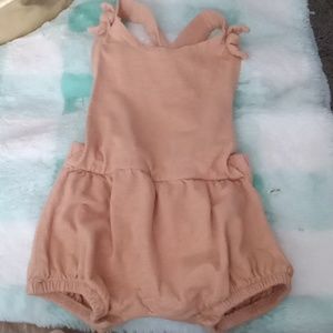 Baby Girl romper with head band.